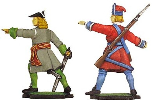 Great Northern War Danish Officer/Grenadier moulds