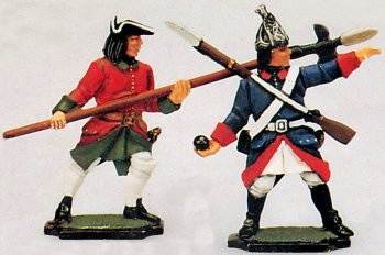 Prince August Gießform – Irish Wild Gänese Drummer & Standard Bearer, Für Metallminiaturen Bis 40 Mm