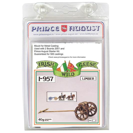 Prince August Gießform – Irish Wild Gänese Drummer & Standard Bearer, Für Metallminiaturen Bis 40 Mm