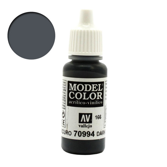 Vallejo Model Color Dark Grey Acrylic Paint 70994