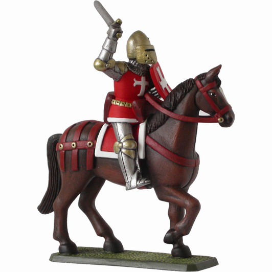 Medieval English Mounted Knight painted