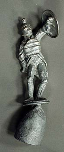 Example of the Old Fantasy figure once cast. Ingate requires removal.