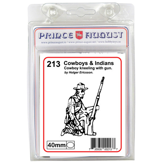 PA213 Cowboy kneeling with gun