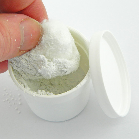 Release Powder in a pot includes cotton swab.