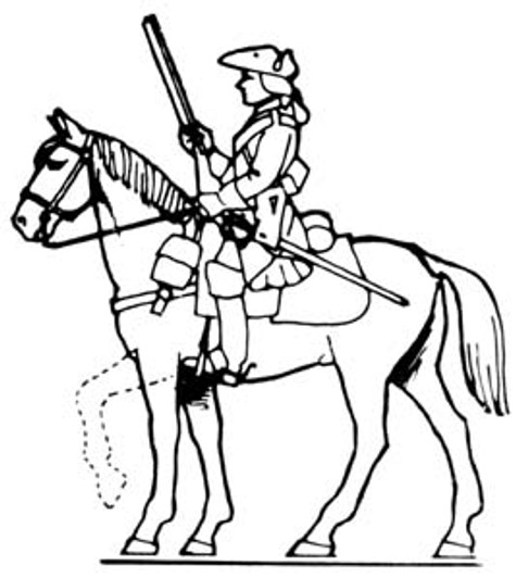 18th Century Cavalry rifle up