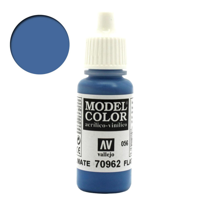 Vallejo Model Color Flat Blue Acrylic Paint 70962