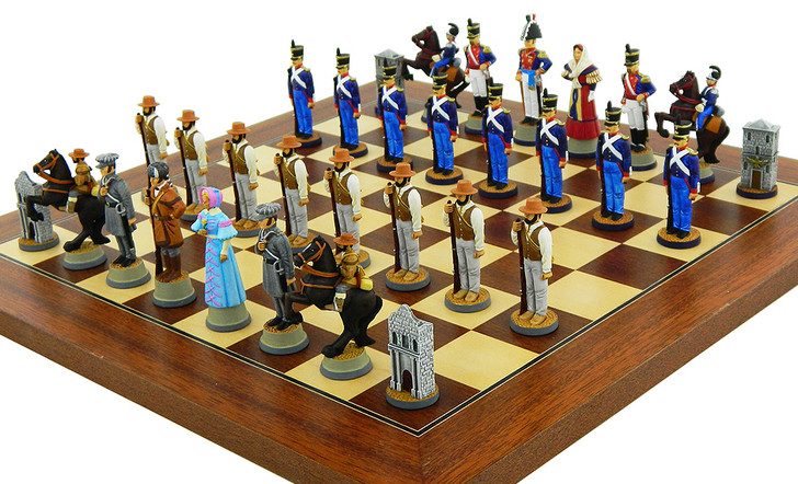 Battle of the Alamo Chess set if painted. Board not included.