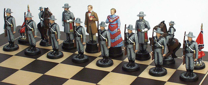 PA12715: American Civil War Deluxe Chess Starter Kit