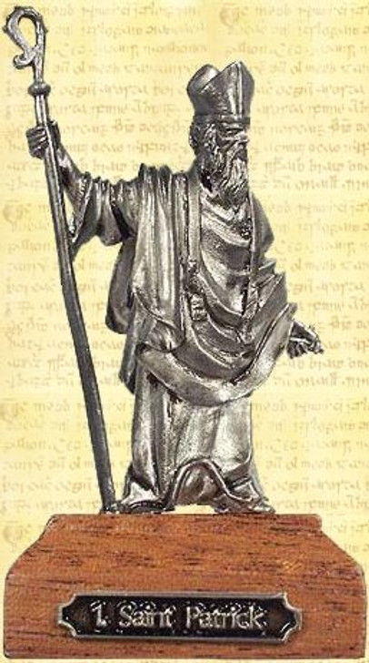 Saint Patrick Pewter Miniature