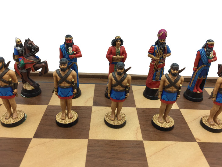 Egyptian Chess Set - Assyrian Side 