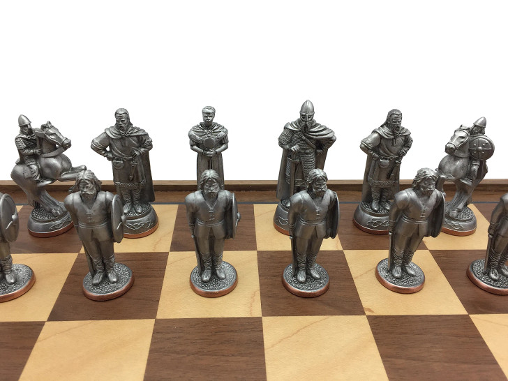 Battle of Clontarf Antique Finish Chess Side - Dublin Vikings