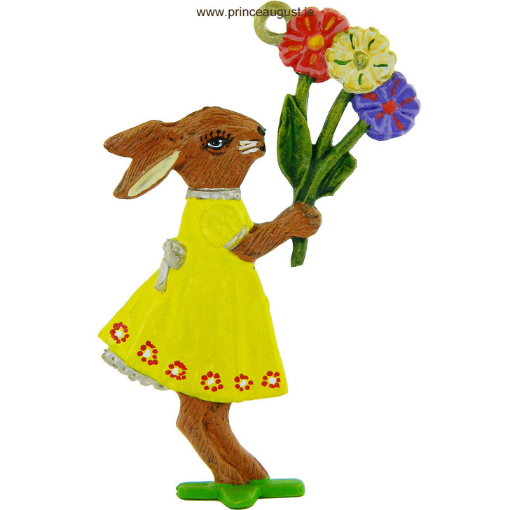 Easter Decoration Mould - Bunny with Spring Flowers