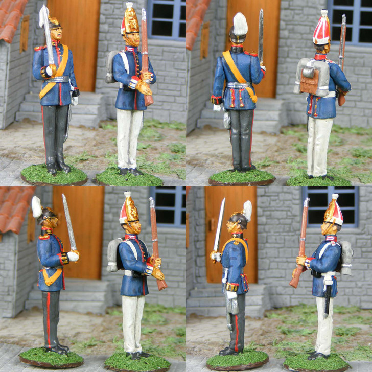 German Line Infantry painted by Robert Wardell.