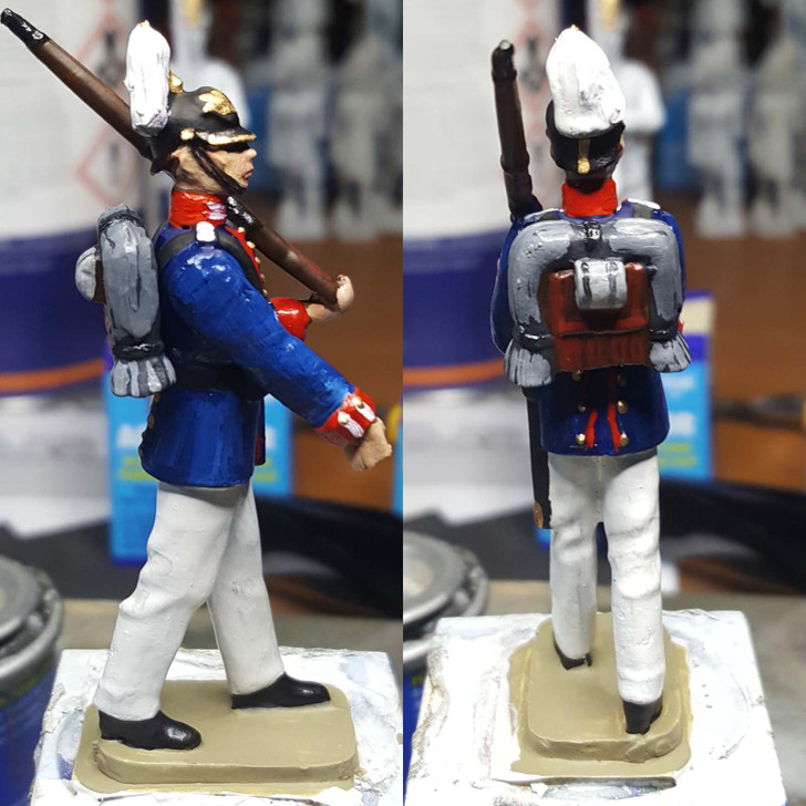 German Line Infantry painted by Stefan Seubert