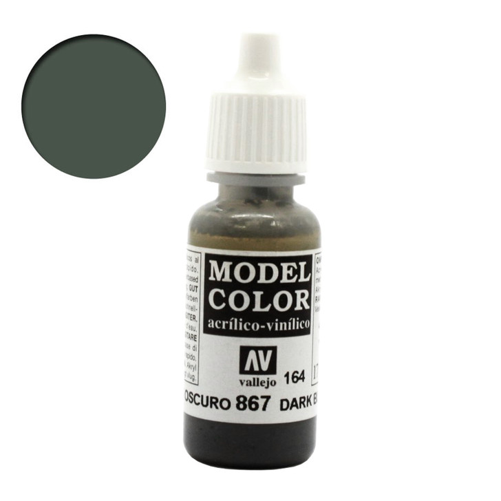 Vallejo Model Color Dark Blue Grey Acrylic Paint 70867