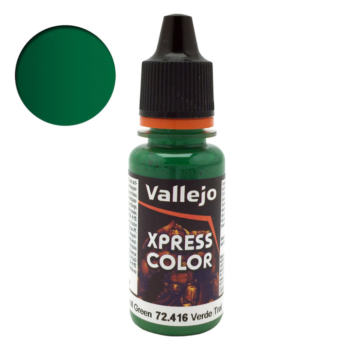 72416 Vallejo Game Xpress Color Troll Green Acrylic Paint.