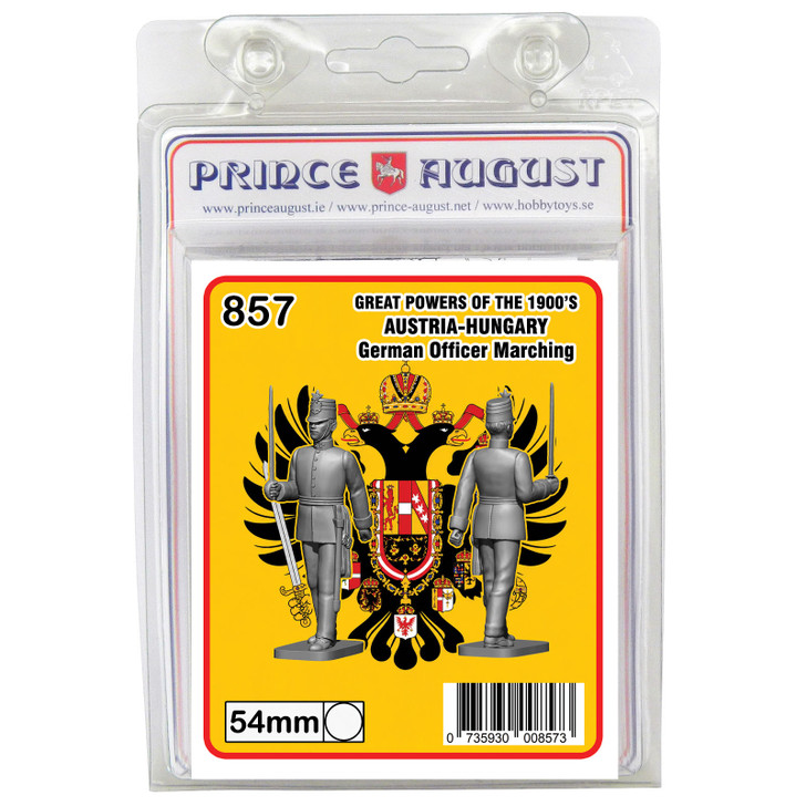 PA857: Austria-Hungary - German Officer Marching - Great Powers of the 1900's Mould
