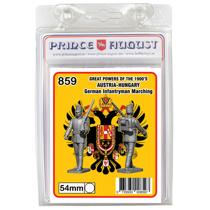 PA859: Austria-Hungary - German Infantryman marching - Great Powers of the 1900's Mould
