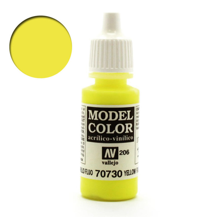 Vallejo Model Color Yellow Flourescent 70773