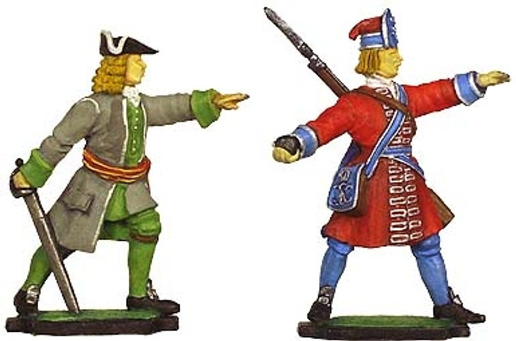 Great Northern War Danish Officer/Grenadier moulds