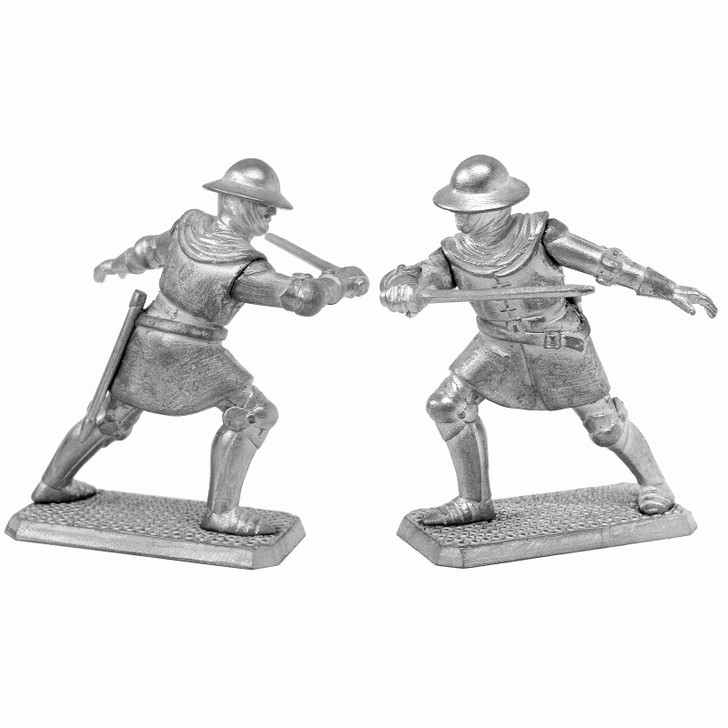 Medieval French Men-At-Arms unpainted