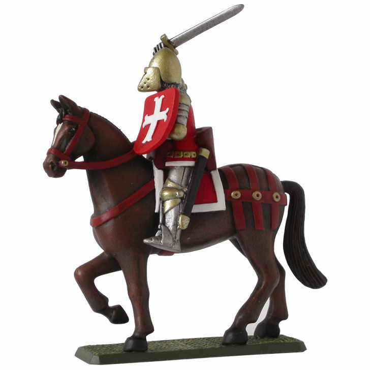 Medieval English Mounted Knight painted