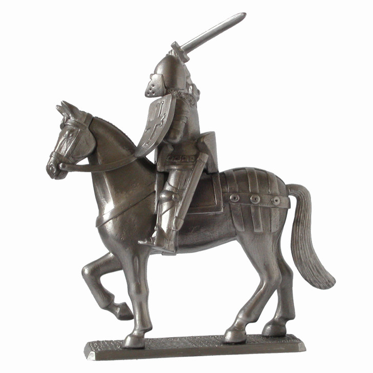 Medieval English Mounted Knight unpainted