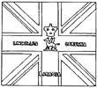 British Foot Guards flag. click for larger image