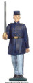 Irish Brigade Union Army Officer pewter figure