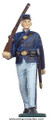 Irish Brigade Union Army Foot Soldier pewter figure