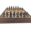 Fantasy Chess Set - Hand Painted - on chess case