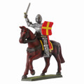 Medieval French Mounted Knight painted