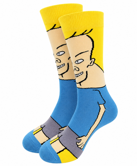 Beavis Socks, Beavis And Butt Head Socks, Beavis Character Socks, MTV Socks, Cartoon Socks, 90s Cartoon Socks, Retro TV Socks, Character Socks, Novelty Socks, Funny Socks, Pop Culture Socks, Beavis Gift, Beavis And Butt Head Gift, 90s Nostalgia Gift, Retro Cartoon Gift, MTV Character Socks, Adult Humour Socks, Collectible Socks, TV Character Socks, Crew Socks, Funny Gift For Him, Retro Pop Culture Socks, Licensed Character Socks, 90s TV Merchandise, Cartoon Character Socks