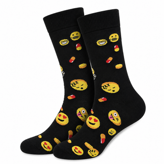 Face The Day: Emoji Socks, Ladies Face The Day: Emoji Socks, Ladies Emoji Socks, Women's Emoji Socks, Smiley Face Socks, Emoji Pattern Socks, Emoji Novelty Socks, Ladies Novelty Socks, Women's Crew Socks, Smiley Face Crew Socks, Fun Socks, Cute Socks, Happy Face Socks, Emoji Gift, Fun Gift For Her, Colourful Socks, Women's Fashion Socks, Cute Novelty Socks, Emoji Lover Gift, Mood Socks, Positive Vibes Socks, Casual Crew Socks, Funny Women's Socks, Smiley Socks, Expression Socks, Cute Fashion Socks, Women's Fun Socks