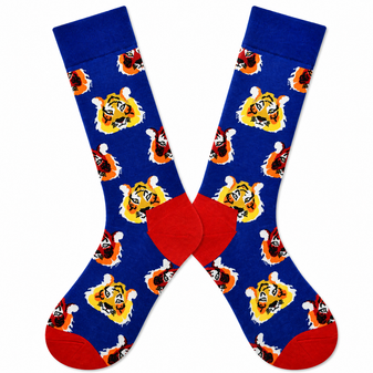 Ladies Lion Face Socks