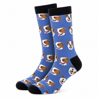 Men's Dog Face Socks