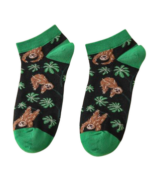Hanging Sloth Socks, Ladies Hanging Sloth Ankle Socks, Hanging Sloth Socks, Sloth Ankle Socks, Cute Sloth Socks, Ladies Sloth Socks, Women’s Animal Socks, Fun Sloth Socks, Novelty Sloth Socks, Cartoon Sloth Socks, Comfortable Ankle Socks, Gift Socks for Women, Cute Animal Ankle Socks, Sloth Lover Gift Socks, Ladies Funky Socks, Stylish Sloth Socks, Everyday Ankle Socks