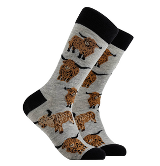 Highland Hooves: Cozy Cow Socks, Men's Highland Hooves: Cozy Cow Socks, Highland Cow Socks, men's Highland Cow Socks, Cow Socks, men's cow socks, cow print socks, highland socks, cow crew socks, Highland Hooves: Cozy Cow Socks, Playful cow design with a rustic flair, Whimsical cow spots and horns, Cozy fit for all-day wear, Fun farm-inspired fashion, Unique countryside charm, Stylish bovine pattern, Perfect for animal lovers, Comfortable and warm for chilly days, Fun and quirky farm animal vibe, Trendy country-inspired style, Lively hooves and pasture details, Bold and charming cow print, Cozy and playful barnyard spirit, A fun twist on cozy socks, A moo-velous addition to your sock collection!