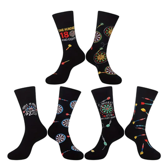 Bullseye Style: Darts Socks, Men's Bullseye Style: Darts Socks, Men's Bullseye Style: Darts Socks 3 pack, men’s darts socks, darts socks 3 pack, novelty darts socks, dartboard socks men, darts gift socks, funny darts socks, sports socks men, darts player gift, triple 20 socks, men’s crew socks, darts accessories, socks for darts lovers, themed socks men, game night socks, pub game socks, men’s novelty socks, darts tournament gift, unique socks for men, sock gift set men, dart lover apparel