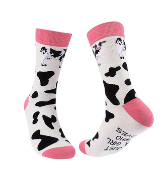 Just A Girl Who Loves Cows Socks, Ladies Just A Girl Who Loves Cows Socks, Just A Girl Who Loves Cows Socks, Cow Lover Socks, Cute Cow Socks, Girl Cow Socks, Novelty Cow Socks, Animal Lover Socks, Funny Cow Socks, Cow Print Socks, Socks for Cow Lovers, Gifts for Cow Lovers, Cow Themed Socks, Women's Cow Socks, Cow Pattern Socks, Farm Animal Socks, Quirky Cow Socks