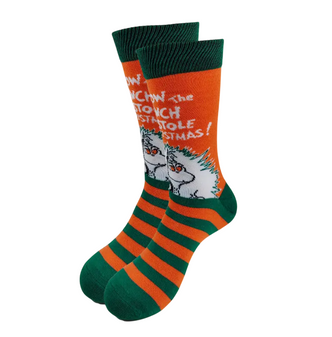 How The Grinch Stole Christmas Socks, Ladies How The Grinch Stole Christmas Socks, Grinch Christmas Socks Ladies, How The Grinch Stole Christmas Socks, Womens Holiday Socks, Funny Christmas Socks Women, Grinch Novelty Socks, Festive Character Socks Ladies, Dr Seuss Grinch Socks, Ladies Green Christmas Socks, Cute Holiday Socks Women, Grinch Themed Gift Socks