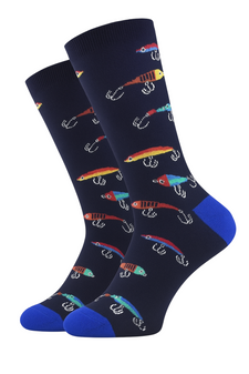 Reel Fun: Fishing Socks, Men's Reel Fun: Fishing Socks, Men's Fishing Socks, Fun Fishing Socks, Novelty Fishing Socks, Angler Gift Socks, Men's Crew Socks Fishing Theme, Fishing Lure Socks, Fisherman Gift Idea, Colorful Fishing Socks, Men's Hobby Socks, Outdoor Sports Socks, Fishing Accessories Gift, Men's Quirky Socks, Reel Fun Socks, Fishing Lover Socks, Unique Men's Socks, Men's Patterned Socks, Fishing Gear Gift, Men's Sock Gift