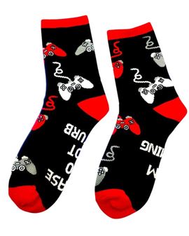 Do Not Disturb Gamer Socks, Men's Do Not Disturb Gamer Socks, Men's Gamer Socks, Do Not Disturb Socks, Gaming Socks, Video Game Socks, Fun Men's Socks, Retro Controller Socks, Novelty Gamer Wear, Soft Cotton Socks, Comfortable Socks, Crew Socks, Gamer Gift For Him, Play Mode Socks, Geeky Men's Accessories