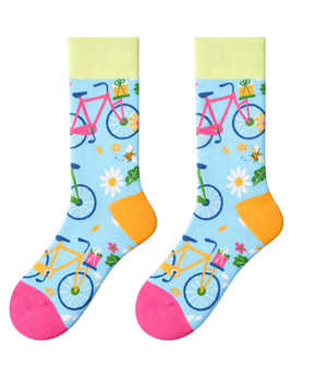 Buzzing Through the Blooms Bicycle Socks, Ladies Buzzing Through the Blooms Bicycle Socks, Ladies Bicycle Socks, Womens Cycling Socks, Floral Bicycle Socks, Bee Print Socks, Colorful Womens Socks, Cute Bike Socks, Fun Patterned Socks For Women, Flower Garden Socks, Novelty Womens Socks, Gift Socks For Her, Spring Socks Women, Bright Cotton Socks, Crew Socks Women, Fashion Socks Women, Cycling Themed Socks, Bee Lover Gift Women, Whimsical Socks Ladies, Everyday Comfort Socks, Playful Womens Accessories, Nature Inspired Socks, Cute Casual Socks Women