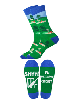 Shhh I’m Watching Cricket Socks, Men's Shhh I’m Watching Cricket Socks, Men's Cricket Socks, Men's Novelty Socks, Shhh I'm Watching Cricket Socks, Funny Men's Socks, Cricket Fan Socks, Watching Cricket Socks, Sports Themed Socks, Cricket Gift For Men, Men's Crew Socks, Green And Blue Socks, Men's Cotton Socks, Statement Socks Men, Sports Fan Gift, Gift Socks For Him, Casual Men's Socks, Weekend Socks Men, Cricket Accessories, Fun Men's Footwear, Spectator Socks