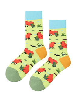 Capybara Meadow Munchers Socks, Ladies Capybara Meadow Munchers Socks, Ladies Capybara Meadow Munchers Socks, Capybara Socks For Women, Womens Animal Socks, Cute Capybara Socks, Novelty Socks For Ladies, Fun Patterned Socks, Colourful Socks For Women, Quirky Ladies Socks, Capybara Gift Socks, Animal Lover Socks, Playful Socks For Her, Unique Womens Socks, Designer Ladies Socks, Casual Socks For Women, Nature Inspired Socks, Garden Theme Socks, Leaf Pattern Socks, Soft Cotton Socks, Stylish Womens Socks, Eco Friendly Socks