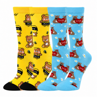 Sweet Teddy Socks, Ladies Sweet Teddy Socks, Ladies Sweet Teddy Socks 2 pack, Ladies Teddy Bear Socks, Teddy Bear Socks, Bear Socks, Cute Bear Socks, Teddy Socks, Ladies Novelty Socks, Cute Animal Socks, Animal Print Socks, Bear Lover Gift, Teddy Bear Gift, Ladies Crew Socks, Colourful Socks, Fun Socks for Women, Cute Socks, Kawaii Socks, Cartoon Bear Socks, Heart Print Socks, Honey Bear Socks, Ladies Fashion Socks, Women's Novelty Socks, Gift Socks for Her, Cute Gift Ideas, Socks New Zealand, Ladies Socks NZ, Fun Pattern Socks, Casual Crew Socks, Animal Lover Socks, Bear Theme Socks, Teddy Bear Crew Socks, Sock Boutique NZ