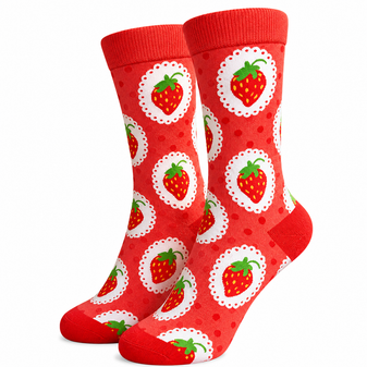 Berry Cute: Strawberry Socks, Ladies Berry Cute: Strawberry Socks, Strawberry Socks, Strawberry Crew Socks, Strawberry Pattern Socks, Cute Strawberry Socks, Fruit Socks, Fruit Print Socks, Novelty Socks, Berry Socks, Red Crew Socks, Cute Crew Socks, Strawberry Lover Gift, Strawberry Gift, Fruit Lover Gift, Whimsical Socks, Fun Socks, Colourful Socks, Casual Crew Socks, Women's Strawberry Socks, Men's Strawberry Socks, Unisex Strawberry Socks, Cotton Crew Socks, Food Theme Socks, Sweet Treat Socks, Kawaii Strawberry Socks, Cute Fruit Socks, Everyday Crew Socks, Fashion Socks, Gift For Her, Gift For Him, Strawberry Fashion Socks