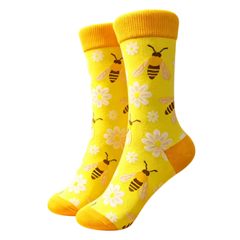 Sweet As Honey Bee Socks, Ladies Sweet As Honey Bee Socks, Ladies Sweet As Honey Bee Socks, Ladies Bee Socks, Women's Bee Socks, Sweet As Honey Socks, Honey Bee Socks, Bumble Bee Socks, Bee Lover Socks, Bee Pattern Socks, Bee Print Socks, Bee Crew Socks, Bee Novelty Socks, Cute Bee Socks, Daisy Bee Socks, Floral Bee Socks, Flower Socks, Garden Socks, Nature Socks, Pollinator Socks, Beekeeper Gift, Bee Lover Gift, Nature Lover Gift, Botanical Socks, Cottagecore Socks, Yellow Crew Socks, Spring Fashion Socks, Summer Crew Socks, Cute Animal Socks, Women's Novelty Socks, Fun Fashion Socks, Everyday Crew Socks