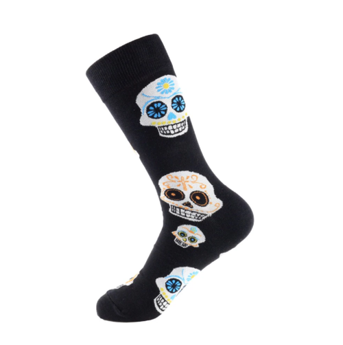 Skull Socks, Unisex Skull Socks, Abstract Skull Socks